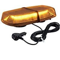 Justech Luz Emergencia del Vehículo 72 LEDS 18W Luz de Advertencia Ámbar IP67 Barra de Luz de Estroboscópica 8 Modos de…